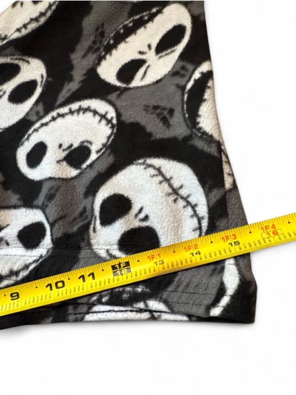 Disney Jack Skellington Black & Gray Fleece Pajama Pants